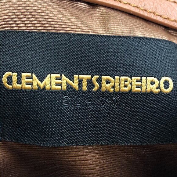 Clements Rebeiro Black - Brown Leather Crossbody Purse - Picture 6 of 10